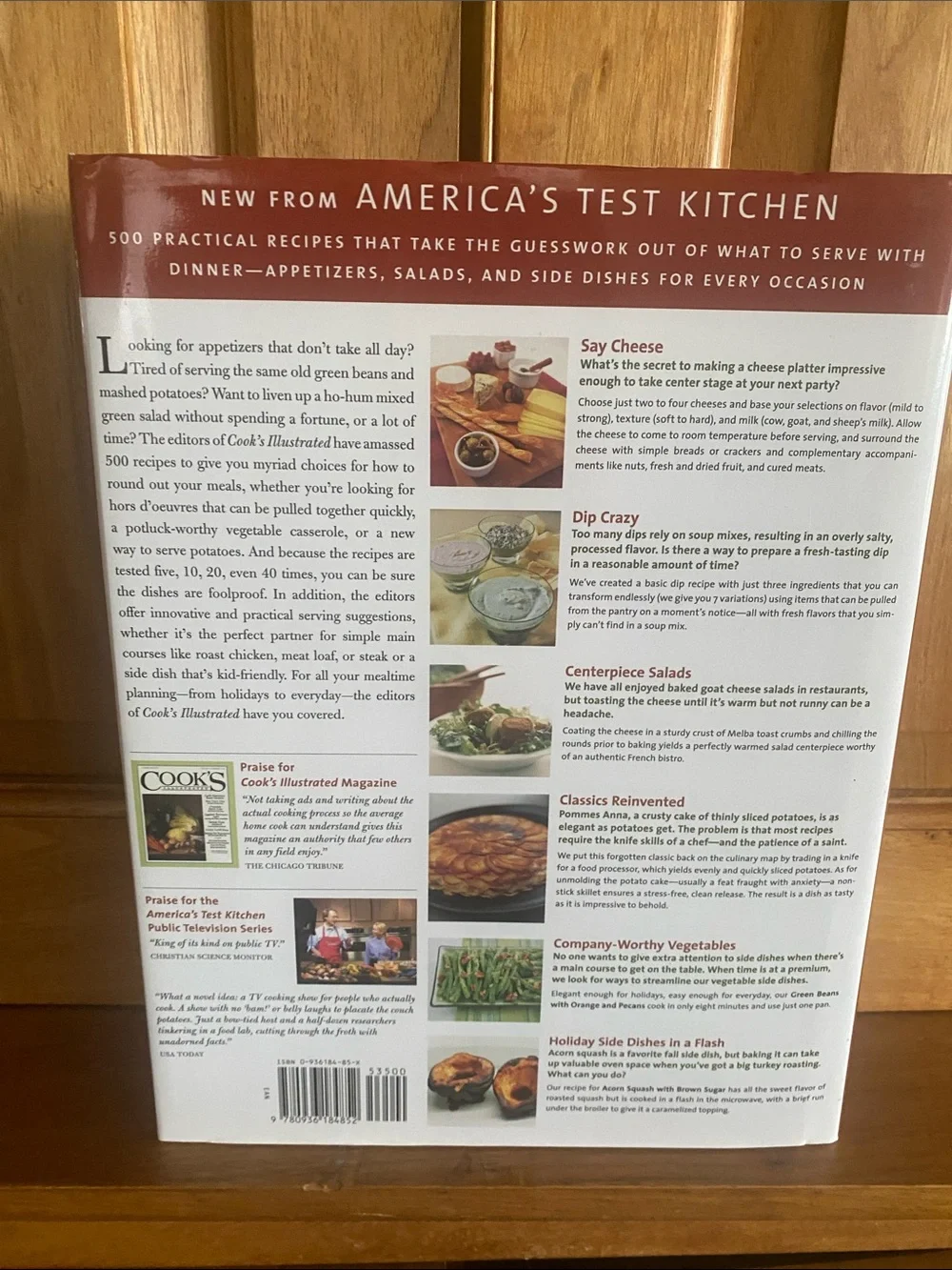 Best American Side Dishes Cookbook — Brown Copper Pan Cover
